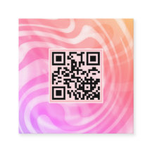 Creative Light Pink Einzigartiges QR-Logo