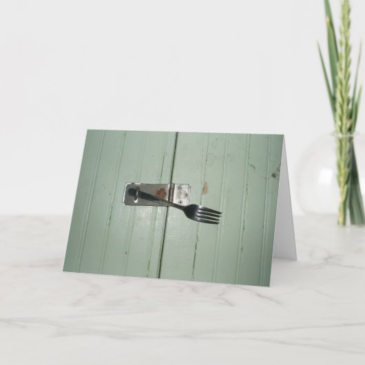 "Creative Lock" - Dankeschön-Karte Karte (Vorderseite)