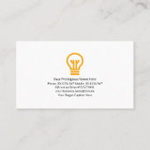 Creative Mathe Symbols Alphabets Zuhause Tutor Visitenkarte (Rückseite)