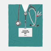 Creative Medical Doctor Fleece Blanket (Vorderseite)