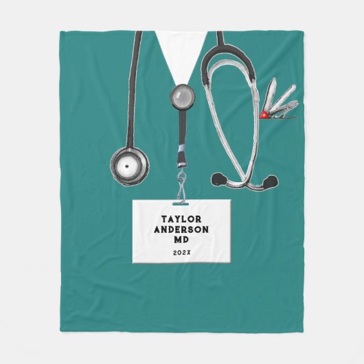Creative Medical Doctor Fleece Blanket (Vorderseite)