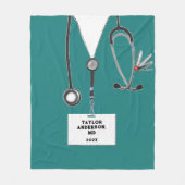 Creative Medical Doctor Fleece Blanket (Vorderseite)