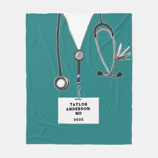 Creative Medical Doctor Fleece Blanket (Vorderseite)