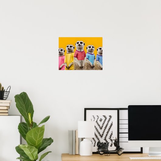 Creative Meerkat Group Poster (Heimbüro)