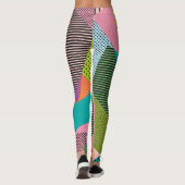 Creative Memphis Frame Modern Design Leggings (Rückseite)