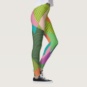 Creative Memphis Frame Modern Design Leggings (Rechts)