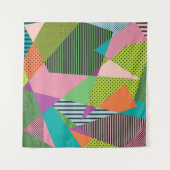 Creative Memphis Frame Modern Design Wandteppich (Vorderseite (Horizontal))