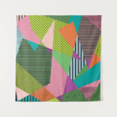 Creative Memphis Frame Modern Design Wandteppich (Vorderseite)