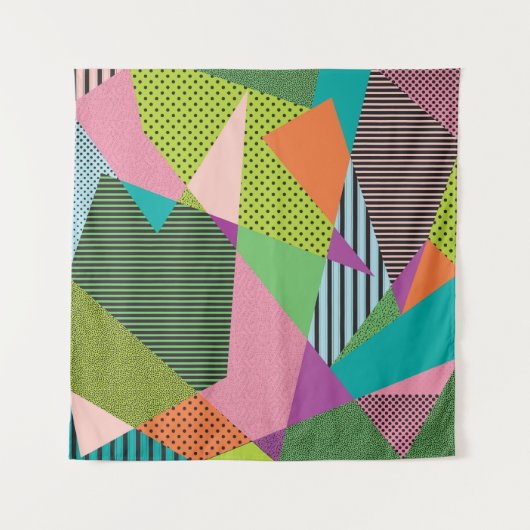 Creative Memphis Frame Modern Design Wandteppich (Vorderseite)