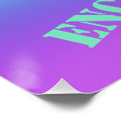 Creative Messes ermutigt! Rainbow Poster (Ecke)