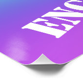 Creative Messes ermutigt! Rainbow Poster (Ecke)