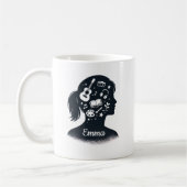 Creative Mind Silhouette | Personalized Artistic  Kaffeetasse (Links)