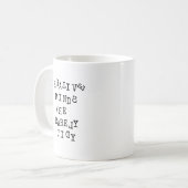 Creative Minds Are Rarely Tidy Editable Funny  Kaffeetasse (Vorderseite Links)