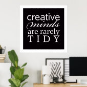 Creative Minds Selten Tidy Office Studio Poster (Heimbüro)