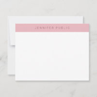 Creative Minimalistische moderne Rose Gold Templat