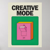 Creative Mode | Decorative Poster (Vorne)