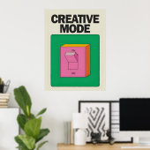 Creative Mode | Decorative Poster (Heimbüro)
