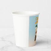 Creative Mode On: Painter Bichon Dog Artist Art Pappbecher (Rechts)