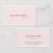 Creative Modern Design Sleek Schlicht Beruflich Visitenkarte (Vorne/Hinten)