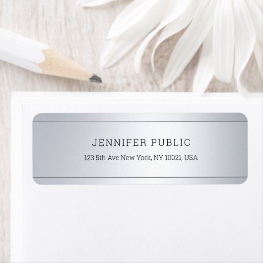 Creative Modern Glamour Silver Template Chic (Insitu)