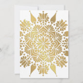 Creative Modern Indian Wedding Einladung (Rückseite)