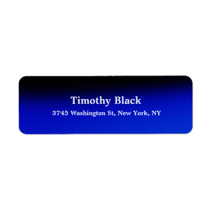 Creative Night Blue Elegante Schlichter Moderner S