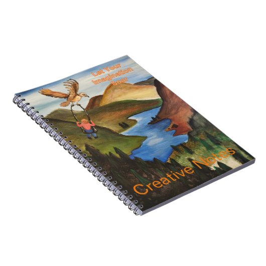 Creative Notes for Lass Your Imagination Soar Notizblock (Rechte Seite)