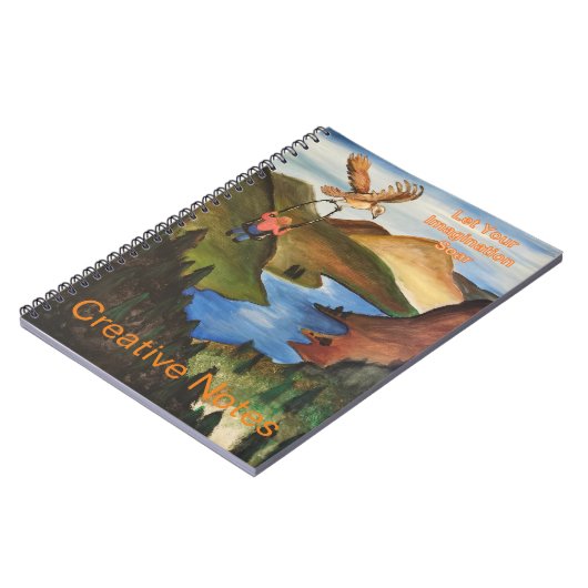 Creative Notes for Lass Your Imagination Soar Notizblock (Linke Seite)