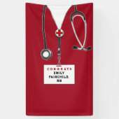 Creative Nurse Abschluss Banner (Vertikal)