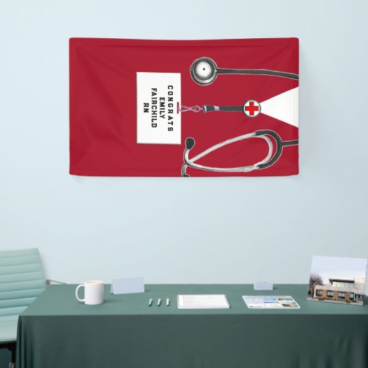 Creative Nurse Abschluss Banner (Messeveranstaltung)