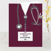 Creative Nurse Abschluss Card Karte (Gelbe Blume)