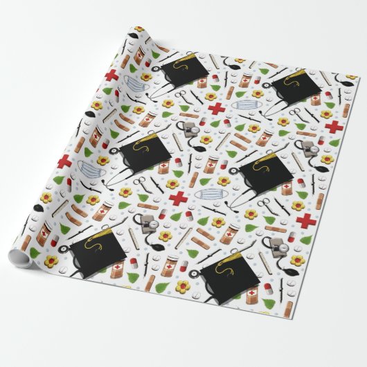 Creative Nurse Abschluss Gift Geschenkpapier (Ungerollt)