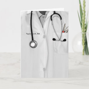Creative Nurse Abschluss Glückwunsch Karte