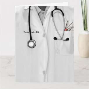 Creative Nurse Abschluss Glückwunsch Karte