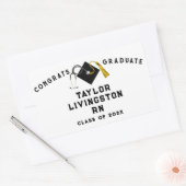 Creative Nurse Abschluss Rechteckiger Aufkleber (Umschlag)