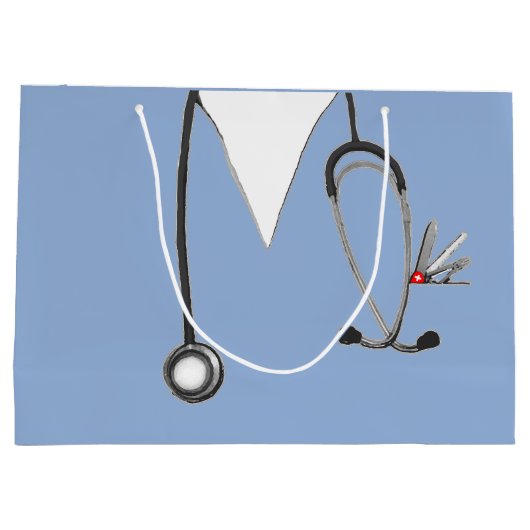 Creative Nurse Geschenktasche Große Geschenktüte (Rückseite)