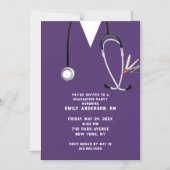 Creative Nurse Grad Party Magneteinladung (Vorderseite)