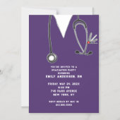 Creative Nurse Grad Party Magneteinladung (Vorderseite)