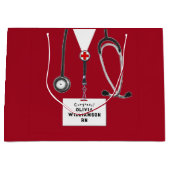 Creative Nurse Graduation Large Gift Bag Große Geschenktüte (Vorderseite)