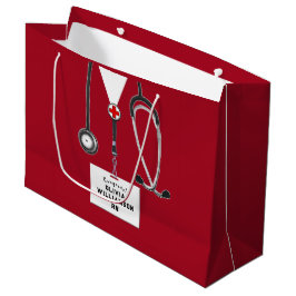 Creative Nurse Graduation Large Gift Bag Große Geschenktüte