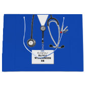 Creative Nurse Graduation Large Gift Bag Große Geschenktüte (Vorderseite)