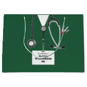 Creative Nurse Graduation Large Gift Bag Große Geschenktüte (Vorderseite)