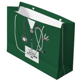 Creative Nurse Graduation Large Gift Bag Große Geschenktüte