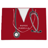 Creative Nurse Große Geschenktüte (Vorderseite)