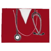 Creative Nurse Große Geschenktüte (Rückseite)