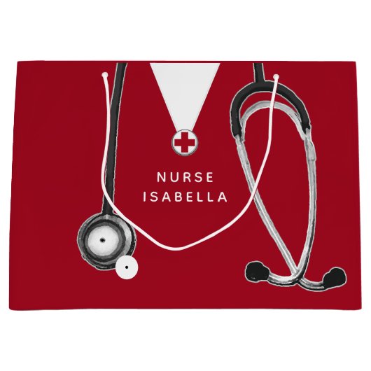 Creative Nurse Große Geschenktüte (Vorderseite)