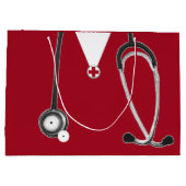 Creative Nurse Große Geschenktüte (Rückseite)