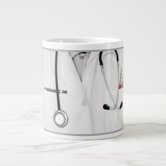 Creative Nurse Jumbo-Tasse (Vorderseite)