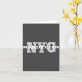Creative Nyc Manhattan New York City Template  Karte (Gelbe Blume)