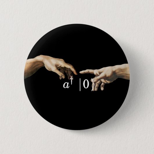 Creative Operator, Micheangelo Physik und Kunst Button (Vorderseite)